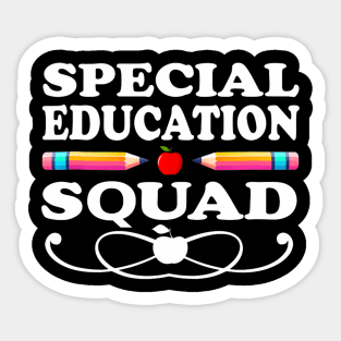 Sped Ed Special Education Squad Art Teacher Men Women Kids Sticker